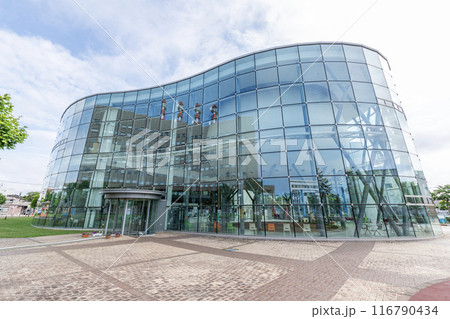 北海道釧路市 晴天の釧路市こども遊学館 北海道釧路市 晴天の釧路市こども遊学館 116790434