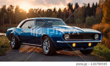 Classic American Muscle Car 116790595