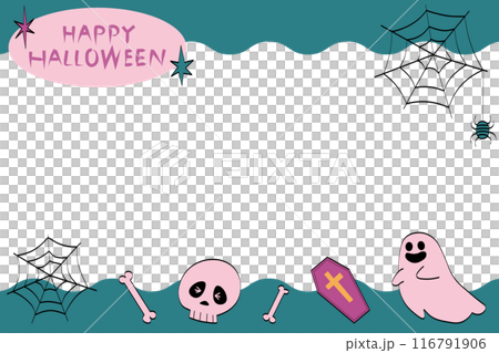Happy Halloween message card 02 Happy Halloween message card 02 116791906