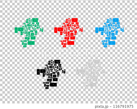 Map with cities and towns_Fukuoka prefecture_deformed-08 Map with cities and towns_Fukuoka prefecture_deformed-08 116791975