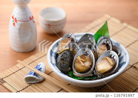 とこぶし（ 流れ子 ）の煮物 ( アワビよりも身が柔らかくぷりぷり食感 ) 116791997