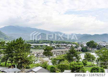 渡月橋 朝の様子 渡月橋 朝の様子 116792317