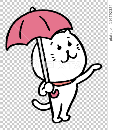 Cute female cat character's daily life illustration Cute female cat character's daily life illustration 116792324