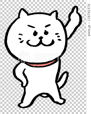 可愛母貓角色的日常生活插畫 可愛母貓角色的日常生活插畫 116792378