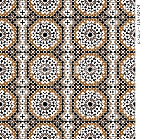 Seamless geometric ornament based on traditional islamic art Seamless geometric ornament based on traditional islamic art 116792474