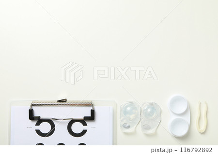 Contact lenses for eyes with a container for their storage and accessories Contact lenses for eyes with a container for their storage and accessories 116792892