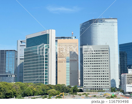 東京・汐留（東新橋）の高層ビル群 116793498