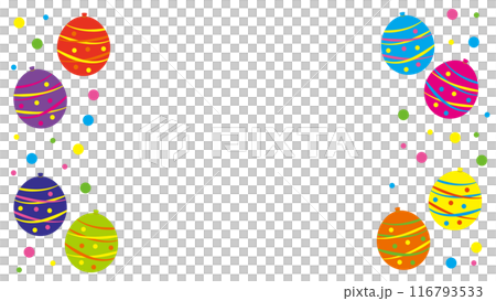 水溜溜球架氣球圓點多彩 116793533