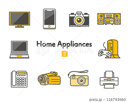 アイコン集 家電製品02 116793660