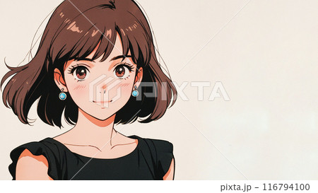 80年代・90年代レトロかわいい女の子 116794100