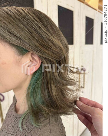 アラ50th インナーハイライト 白髪染め! アラ50th インナーハイライト 白髪染め! 116794271