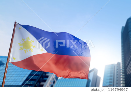 The Philippines flag flying 116794967