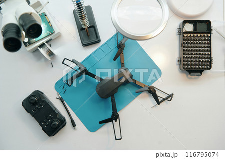 Repair Of Drone In Workshop 116795074