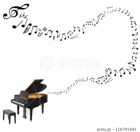 音を奏でるピアノ 116795895