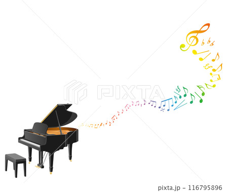 音を奏でるピアノ 音を奏でるピアノ 116795896