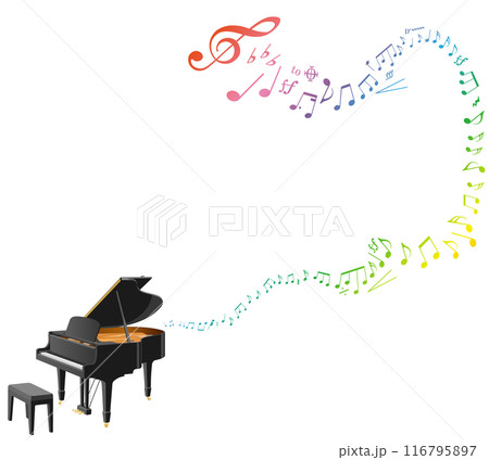 音を奏でるピアノ 音を奏でるピアノ 116795897