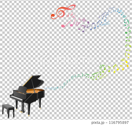 音を奏でるピアノ 音を奏でるピアノ 116795897