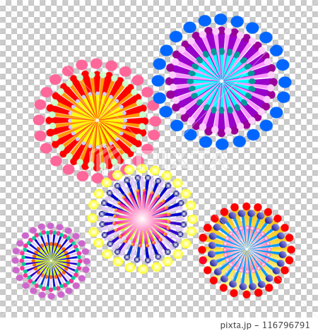 花火のイラスト 116796791
