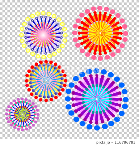 花火のイラスト 116796793