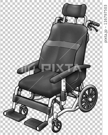 Assisted wheelchair (black) 116797503