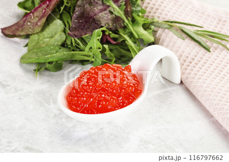 Red caviar in the bowl Red caviar in the bowl 116797662