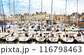 a view of a beautiful breton harbour 116798463