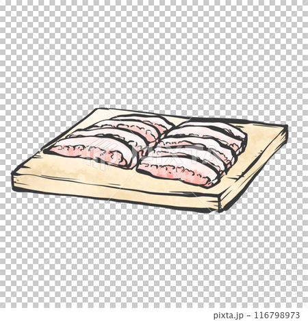 Tontoro Yakiniku 的手寫毛筆繪畫風格插圖 Tontoro Yakiniku 的手寫毛筆繪畫風格插圖 116798973