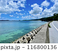 国道と青い海① 116800136