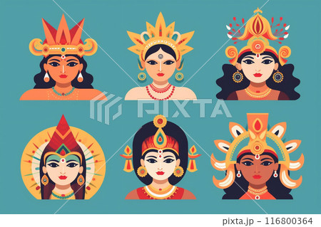 Dussehra festival. Indian customs and traditions. 116800364
