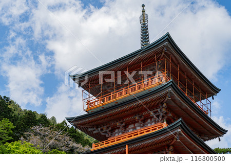 那智山青岸渡寺 - 三重塔 - 那智の滝 那智山青岸渡寺 - 三重塔 - 那智の滝 116800500