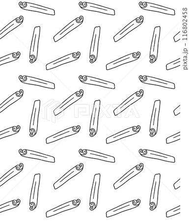 Vector seamless pattern of cinnamon 116802458