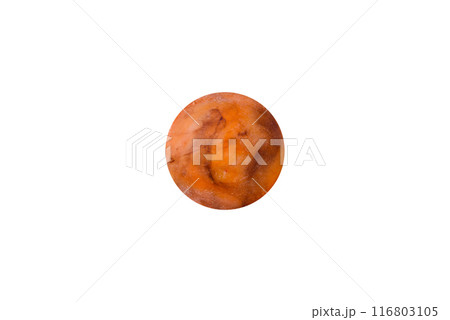 Delicious colorful asian mochi sweets with rice dough shell 116803105