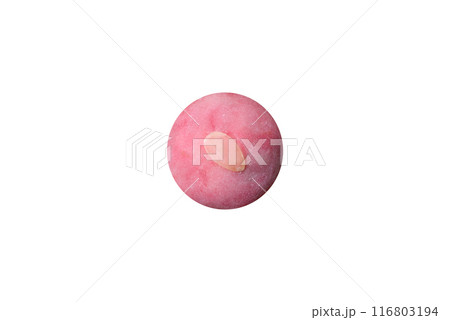 Delicious sweet chilled mochi desserts with fruit filling 116803194