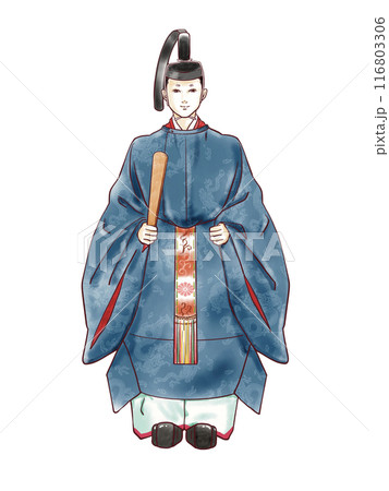 平安男性の正式な衣装 束帯のイラスト素材 [116803306] - PIXTA