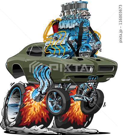 Hot Rod Car 116803673