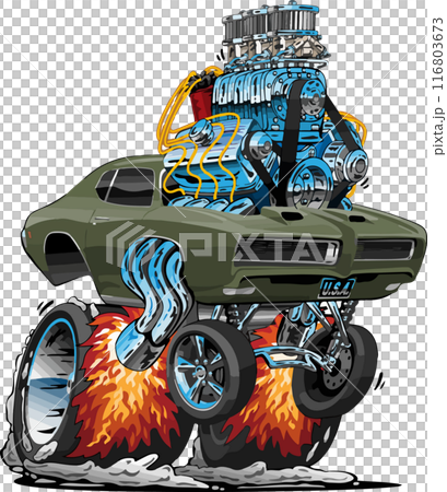 Hot Rod Car 116803673