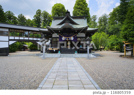 常陸二ノ宮 静神社　拝殿　茨城県那珂市静  116805359