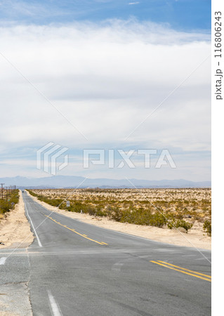 Perspective of a road 116806243