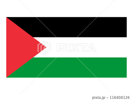 国旗　パレスチナ 116808126