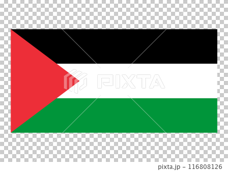 国旗　パレスチナ 116808126