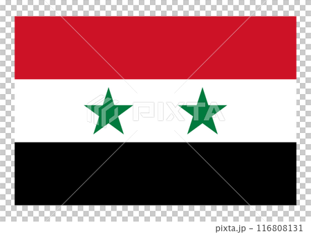 国旗　シリア 116808131