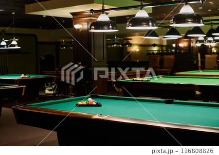 Spacious hall in modern bar or pub Spacious hall in modern bar or pub 116808826