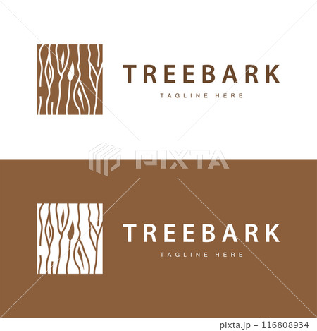 Wood logo design structure layers forest tree bark vector template Wood logo design structure layers forest tree bark vector template 116808934