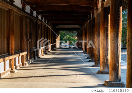 【奈良県】歴史の深さを感じる法隆寺の回廊 116810159