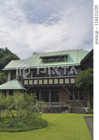 日本、神奈川県、鎌倉にある古い洋館、旧華頂宮邸きゅうかちょうのみやてい 116811295