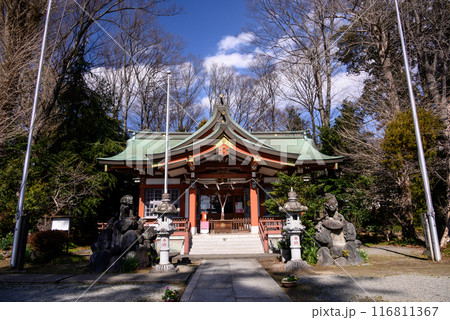 延喜式内社十三社松田寒田神社の全景 延喜式内社十三社松田寒田神社の全景 116811367