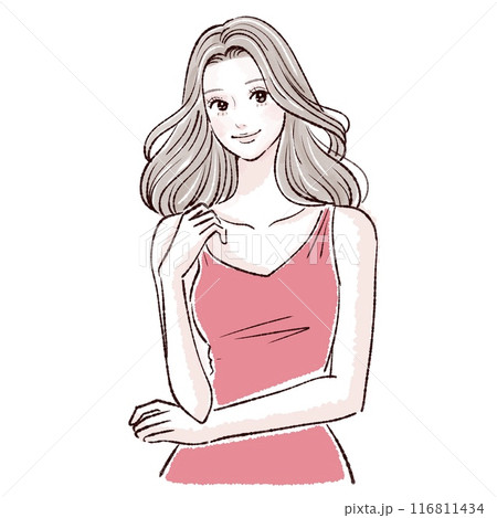 女性・女の子のイラスト素材 116811434
