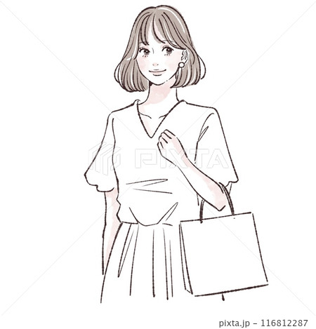女性・女の子のイラスト素材 116812287