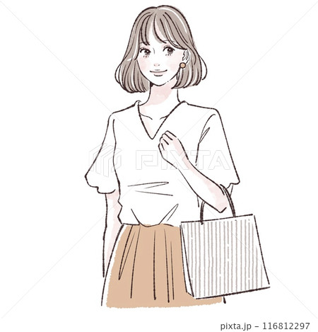 女性・女の子のイラスト素材 116812297