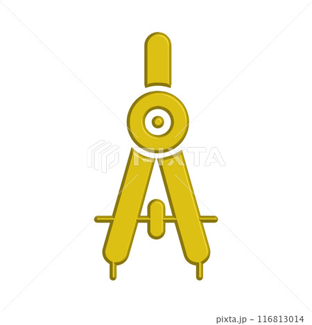 Illustration Vector graphic of drawing compass icon Illustration Vector graphic of drawing compass icon 116813014